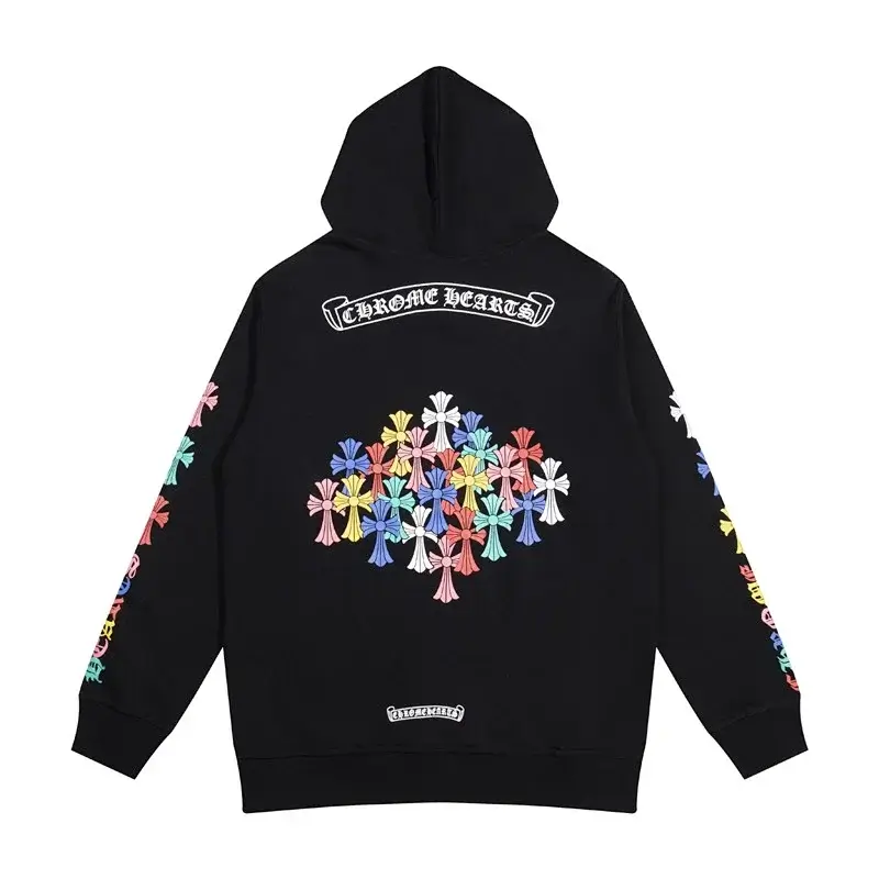 Chrome Hearts Colorful Cross Hoodie