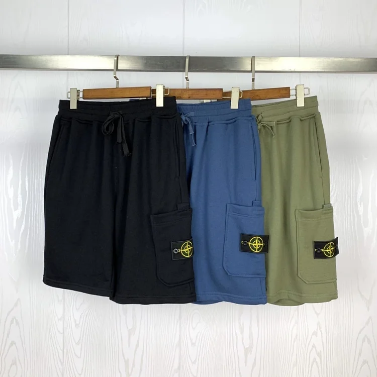 Stone Island Drawstring Cargo Shorts