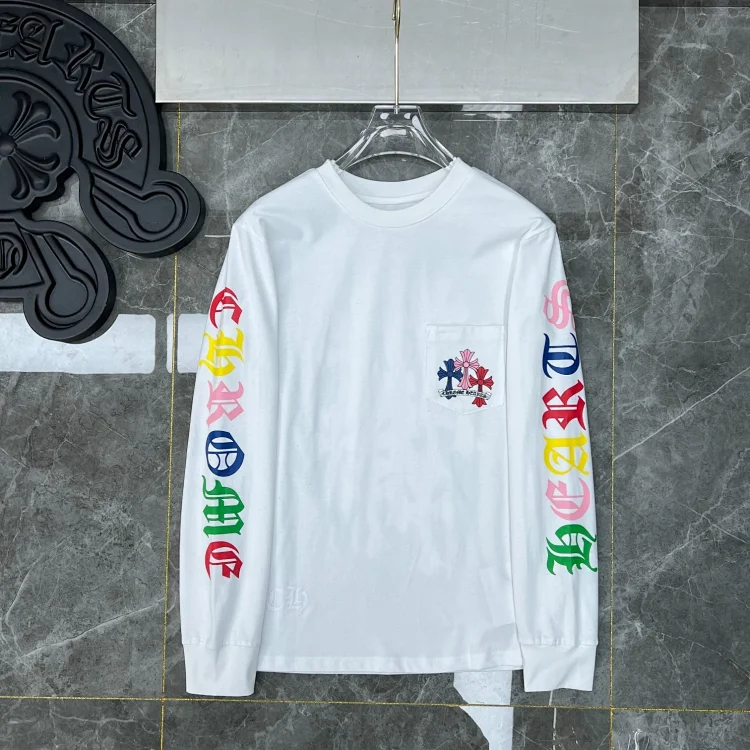 Chrome Hearts Gothic Letter & Cross T-Shirt