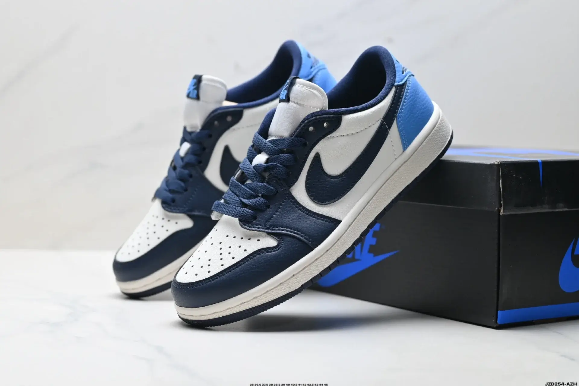 Nike Air Jordan 1 Low White Navy Blue