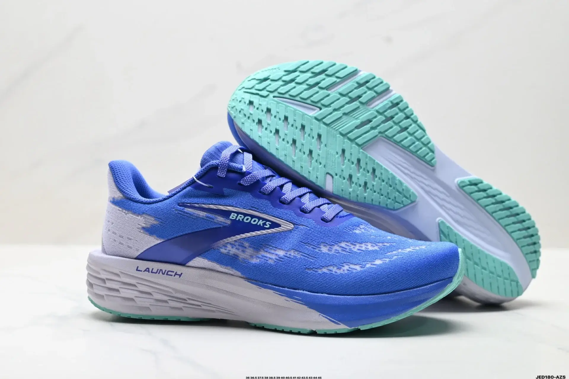 Brooks Launch Blue & Mint Running Shoes