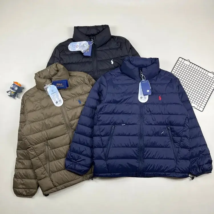 Polo Lightweight Down Jackets (Black, Khaki, Navy)