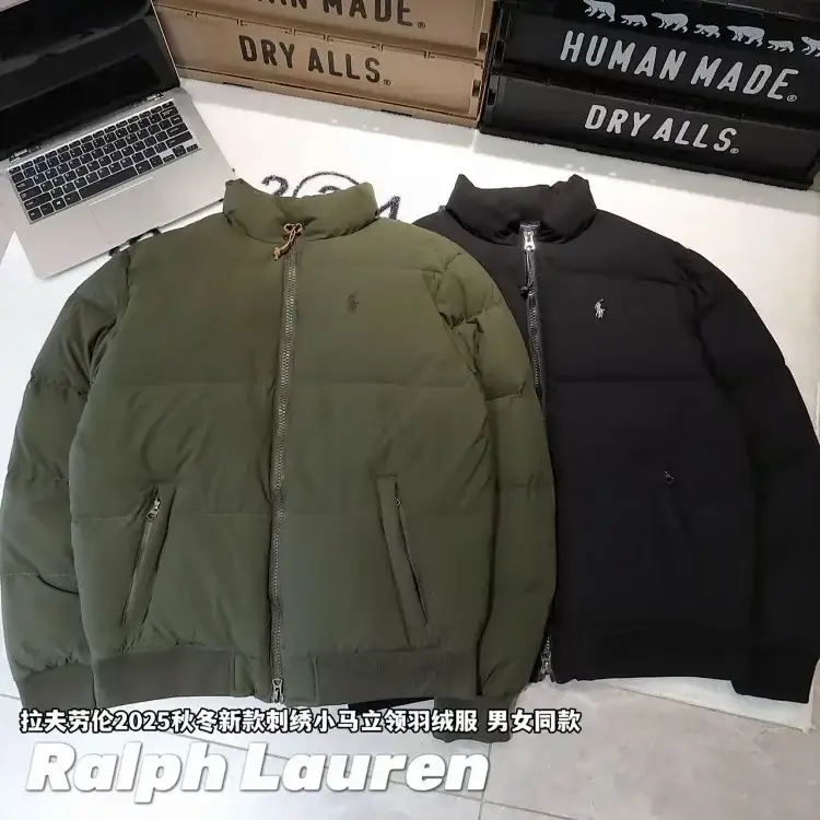 Ralph Lauren 2025 FW Embroidered Pony Down Jacket