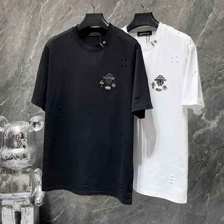 Chrome Hearts Distressed T-Shirts