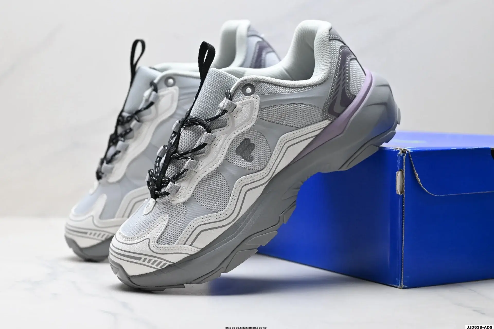 New Balance Chunky Light Gray White Sneakers