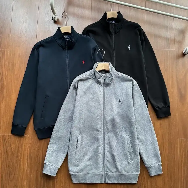 POLO Zipper Jackets: Stand Collar & Pony Logo