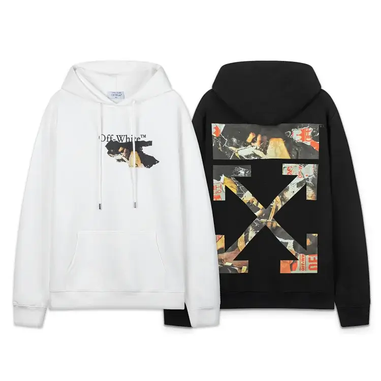 Off-White Hoodies with Arrow Graphic
