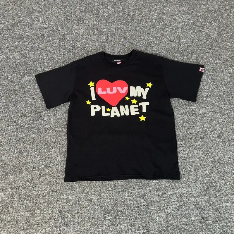 Broken Planet "I LUV MY PLANET" Heart & Stars Tee