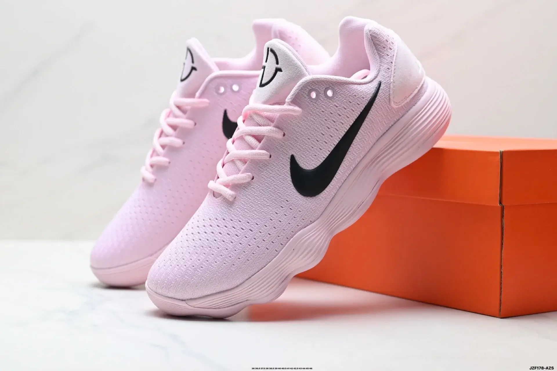 Nike Pink & Black Swoosh Shoes