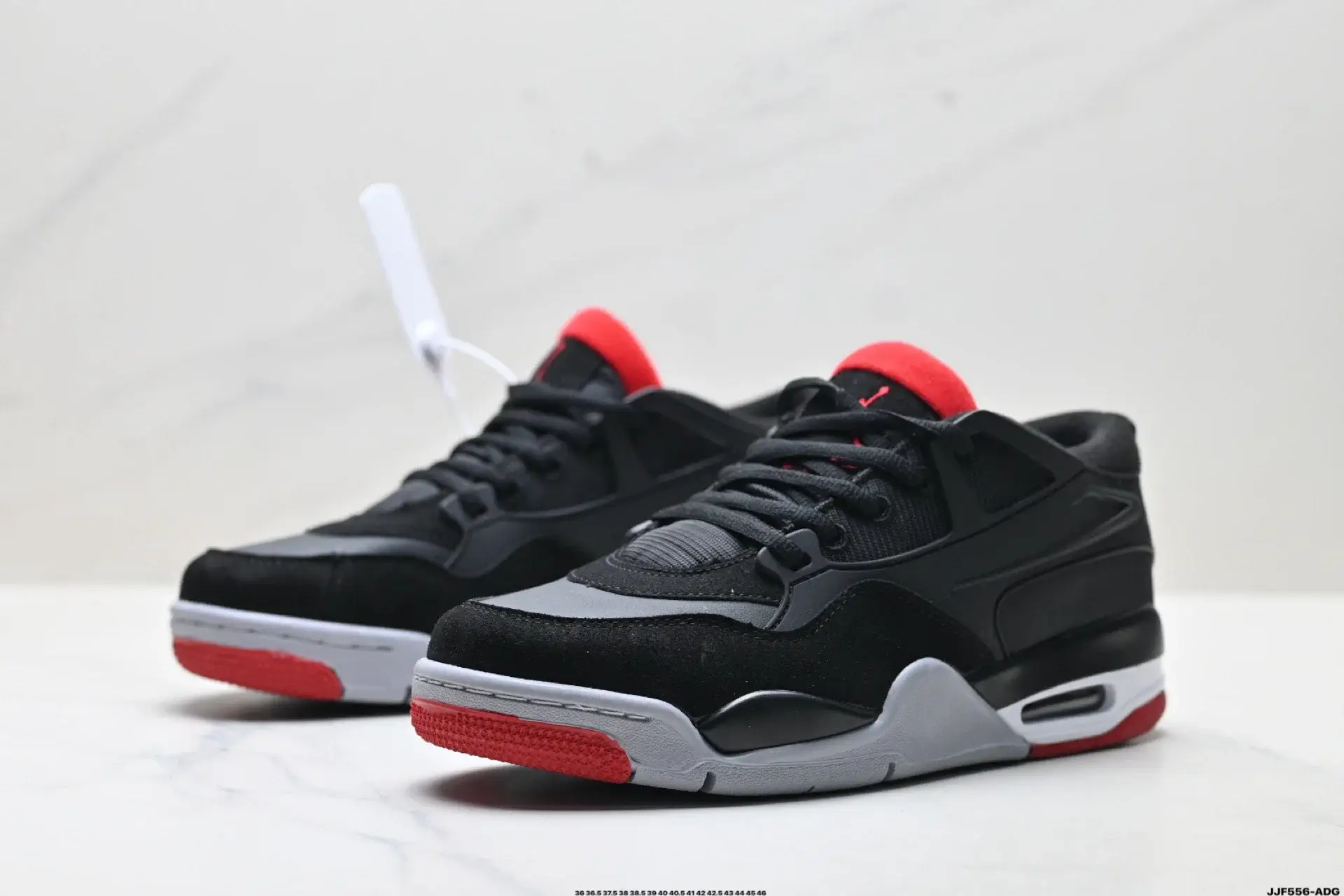 Puma Black Red Gray Sneakers