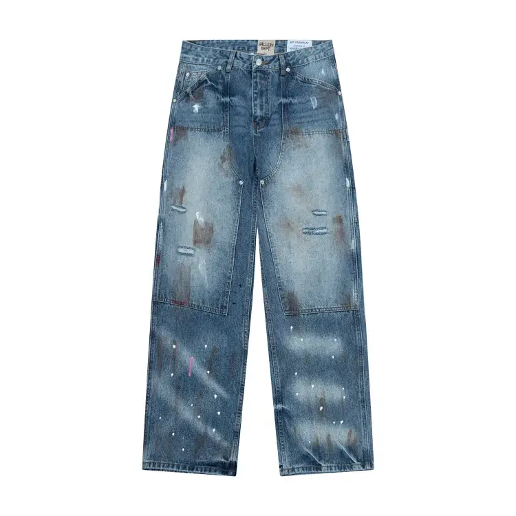 Gallery Dept Distressed Paint Splatter Jeans