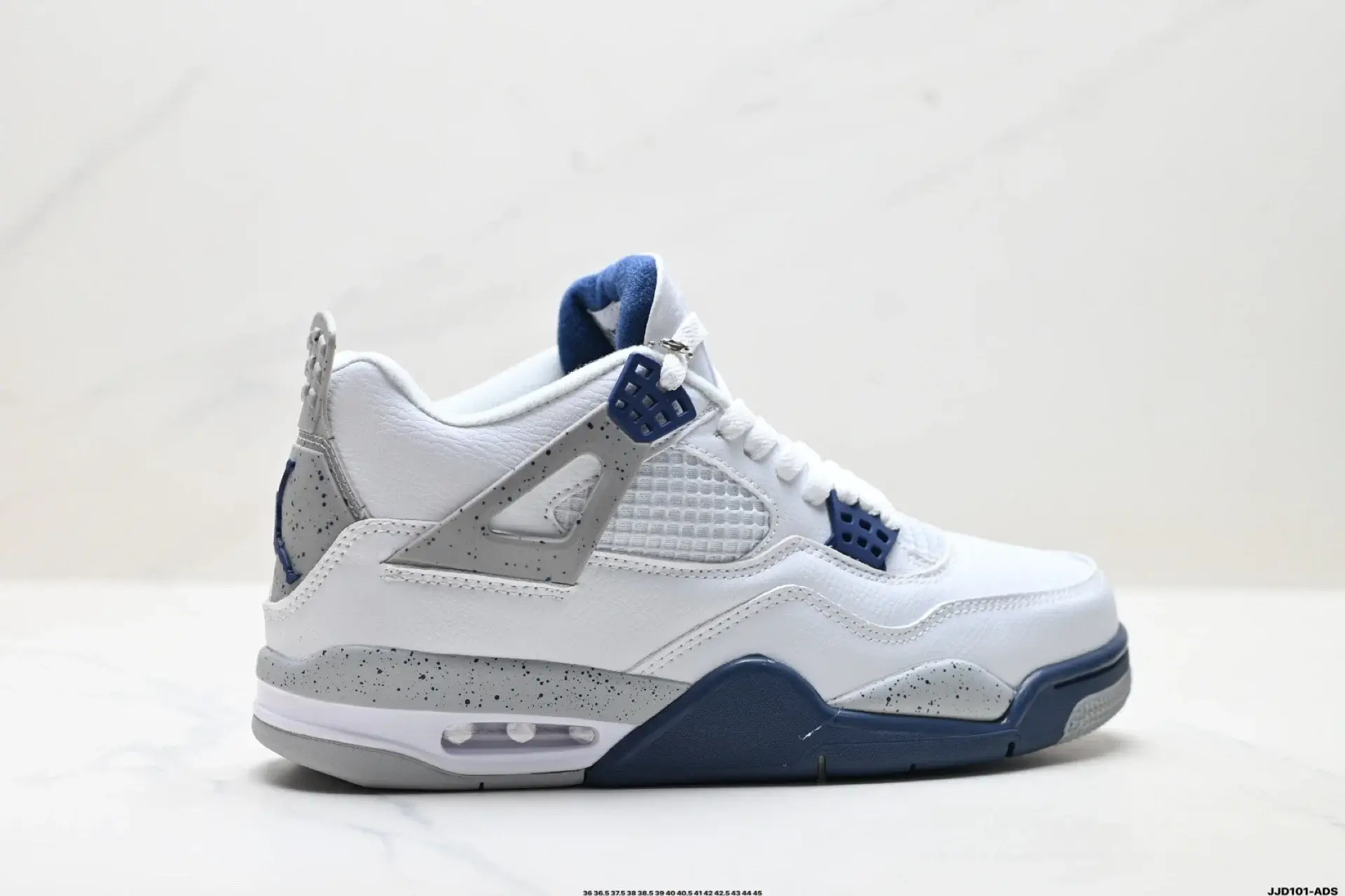 Jordan Air Jordan 4 Retro White Gray Blue