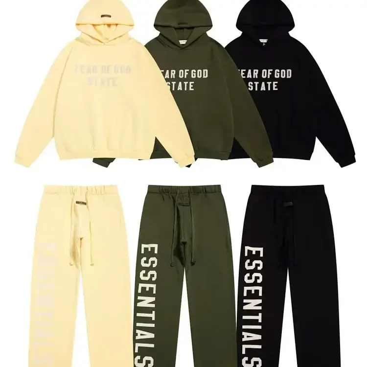 FEAR OF GOD Hoodies & ESSENTIALS Pants Set