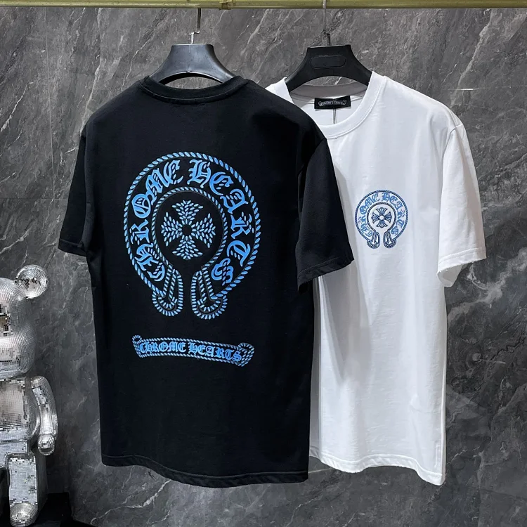 Chrome Hearts Blue Rope Horseshoe Tee