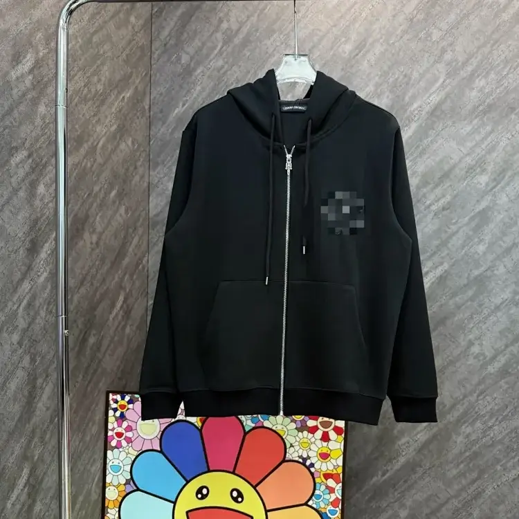 Chrome Hearts Black Logo Hoodie
