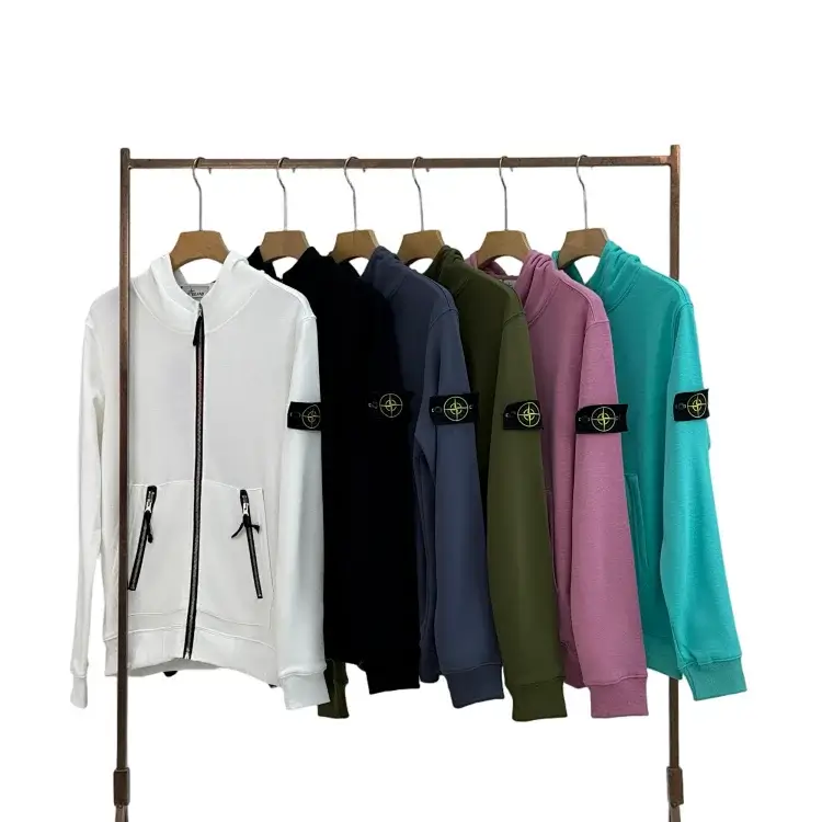 Stone Island Compass Badge Zip Jacket & Hoodies