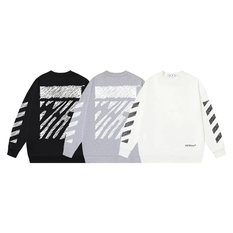 OFF-WHITE Doodle Stripe Hoodies