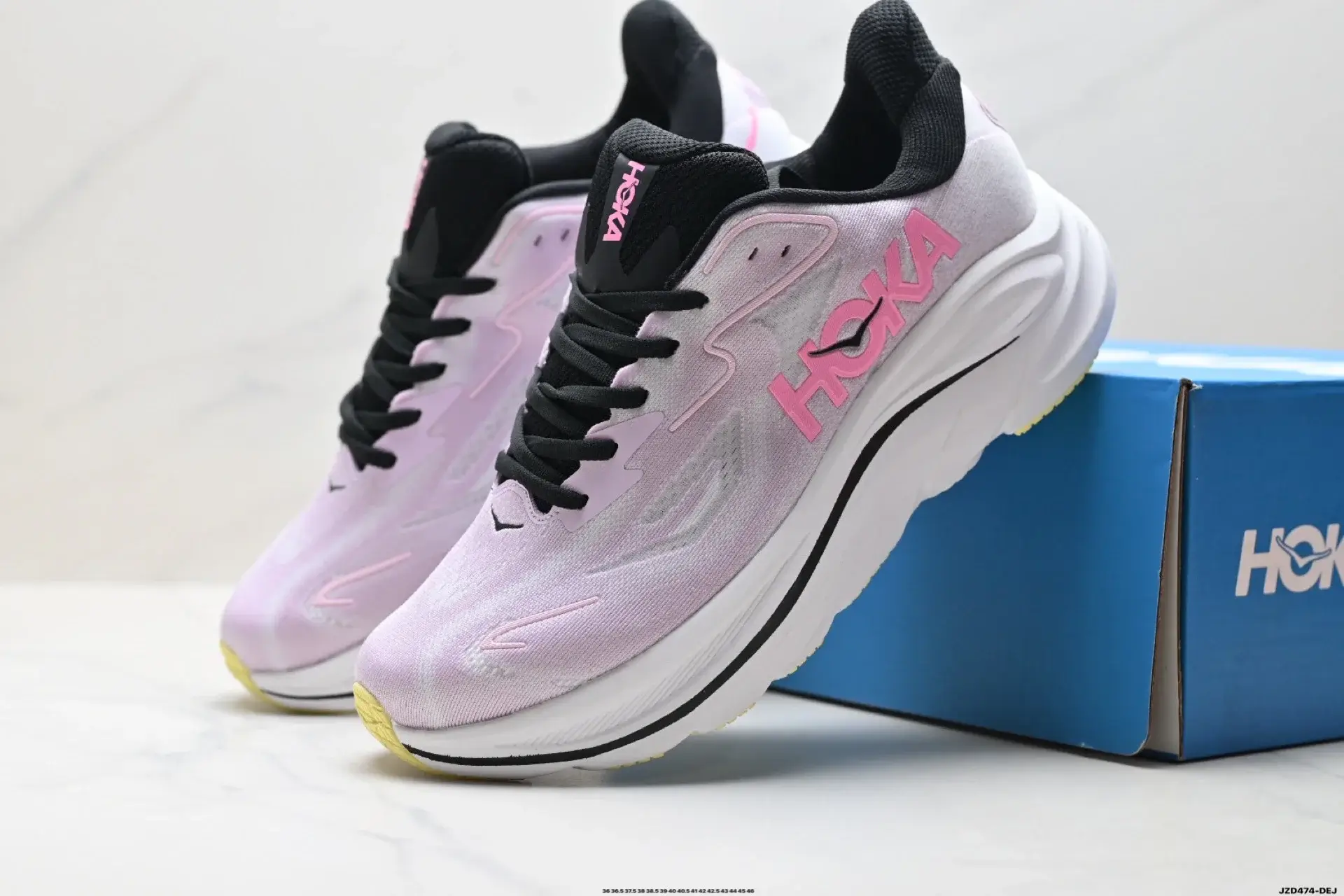 HOKA Light Pink Running Shoes