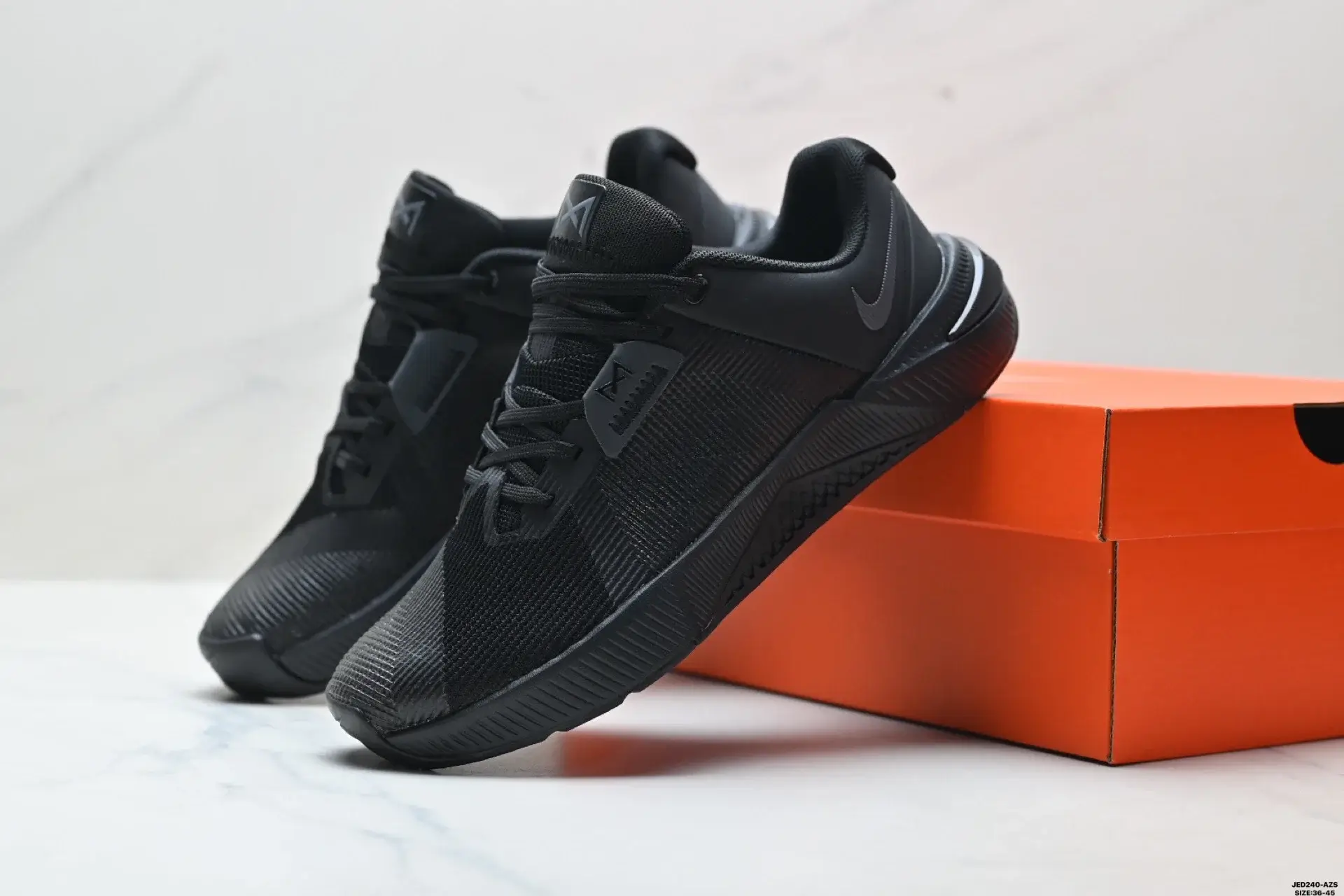 Nike Black Mesh Trainers
