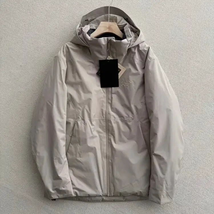 Arc'teryx Light Gray Waterproof Hoody