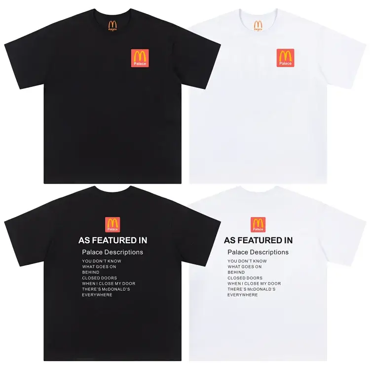 Palace McDonald's Co-Branded T-Shirts