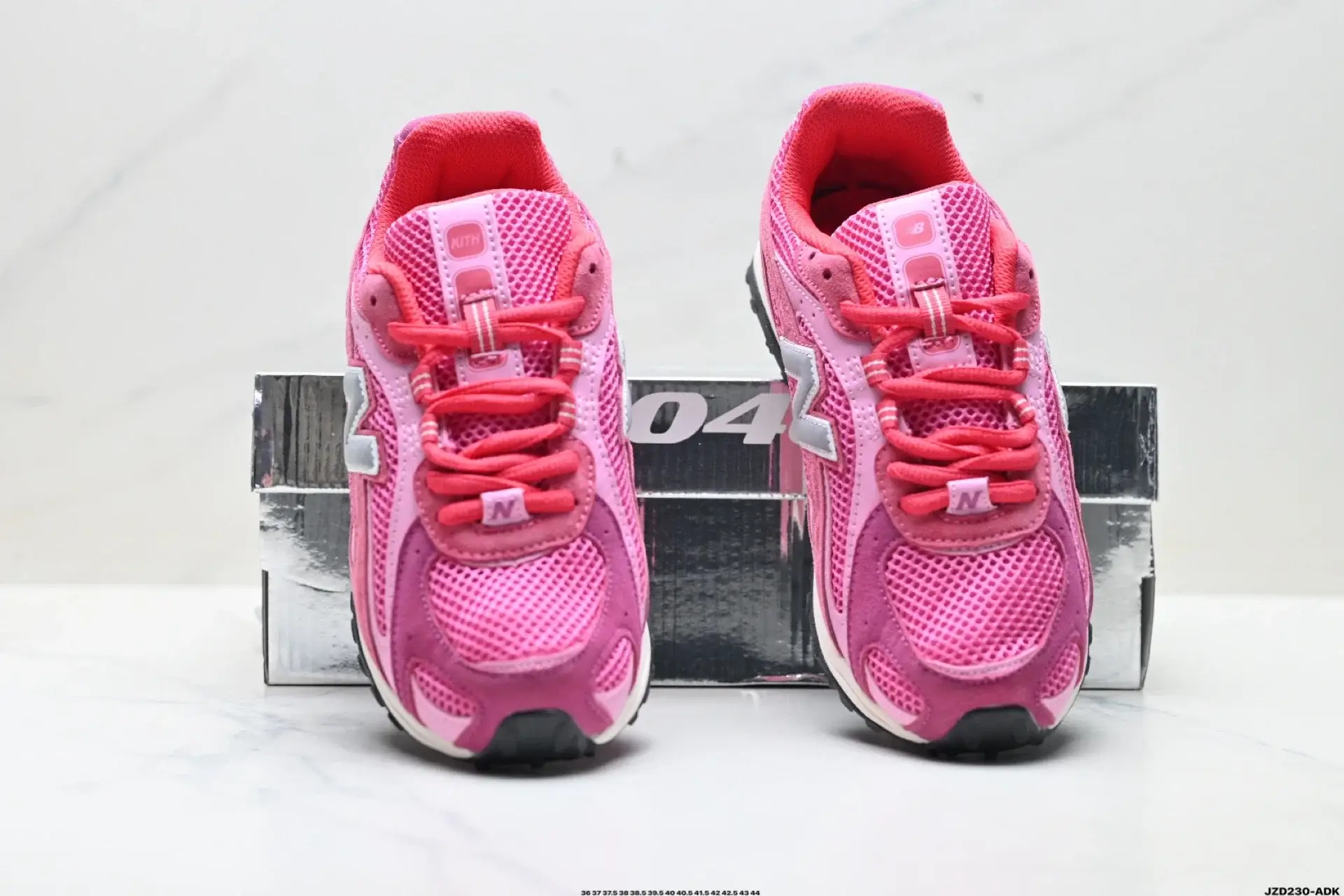 New Balance Pink Mesh Sneakers