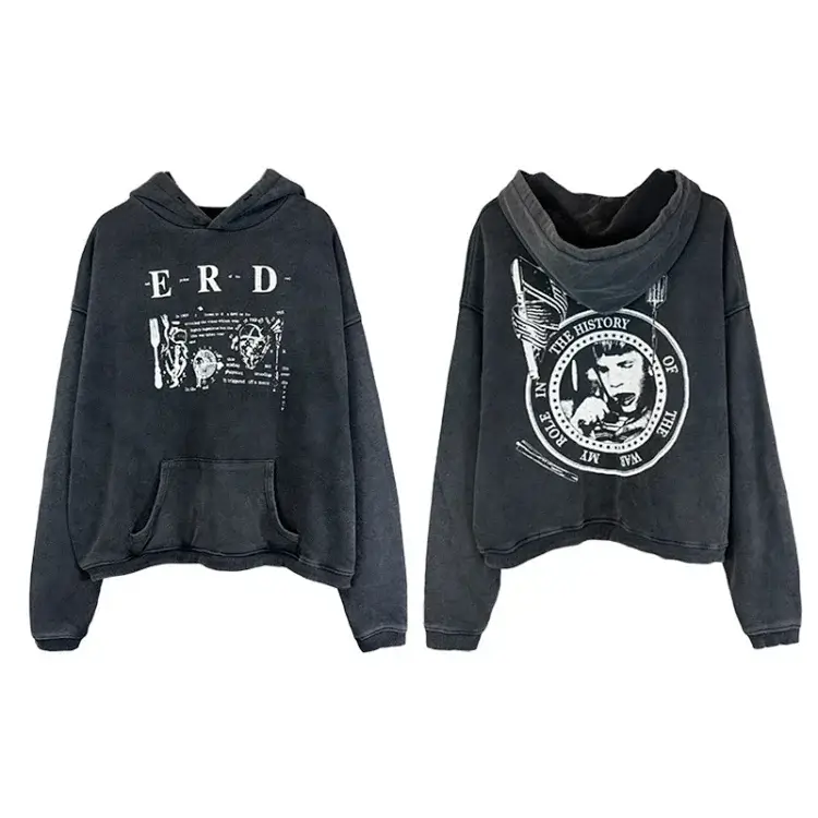 ERD Black Hoodie "The History of My Love"