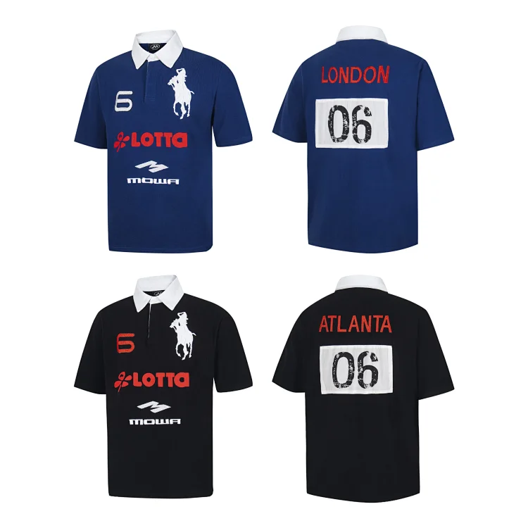 LOTTA Blue/Black Polo Jerseys - London/Atlanta 06