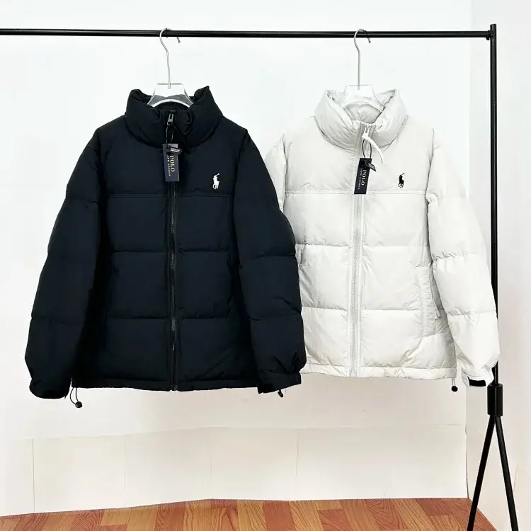 Polo Black & White Quilted Down Jacket