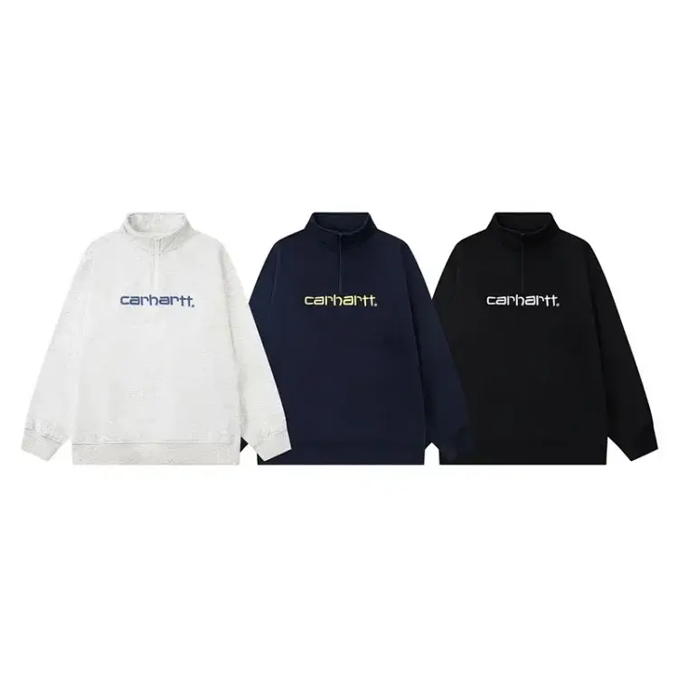 Carhartt Half-Zip Logo Hoodies