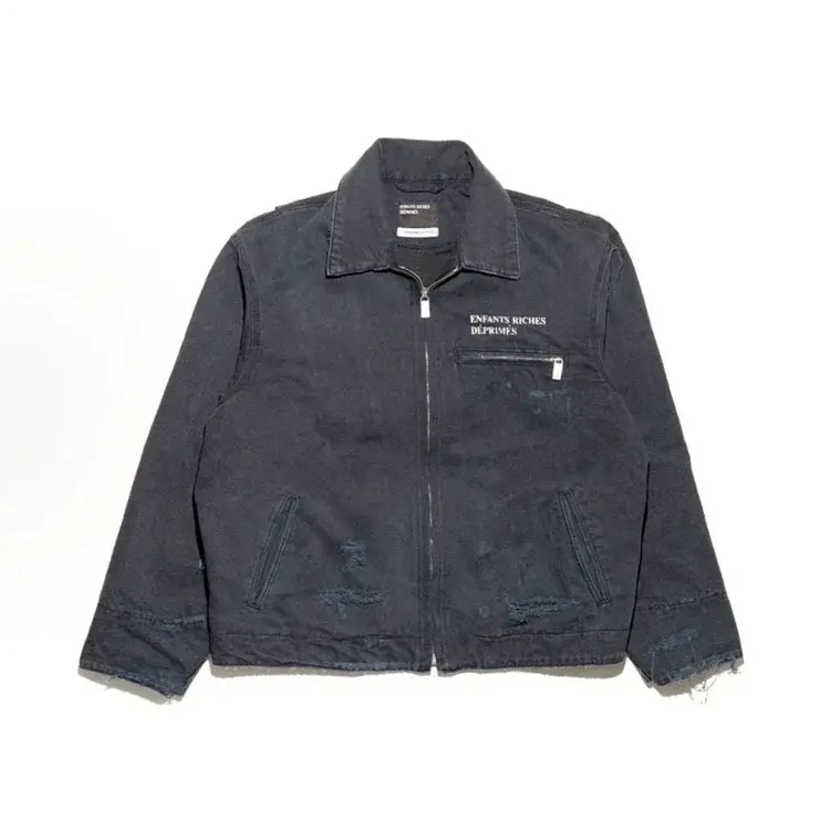 Enfants Riches Déprimés Distressed Blue Denim Jacket