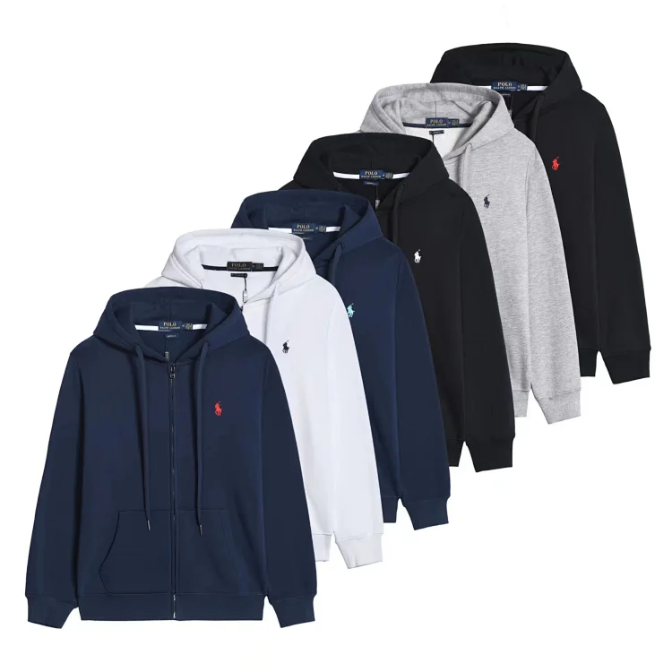 Polo Embroidered Pony Logo Hoodies (Zip & Pullover)