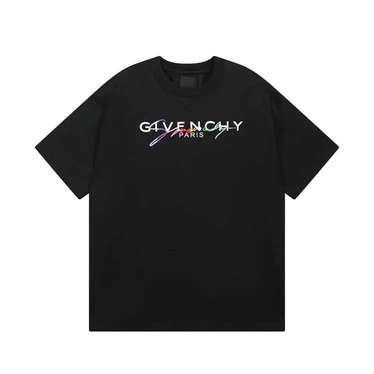 GIVENCHY Colorful Gradient Logo T-Shirt