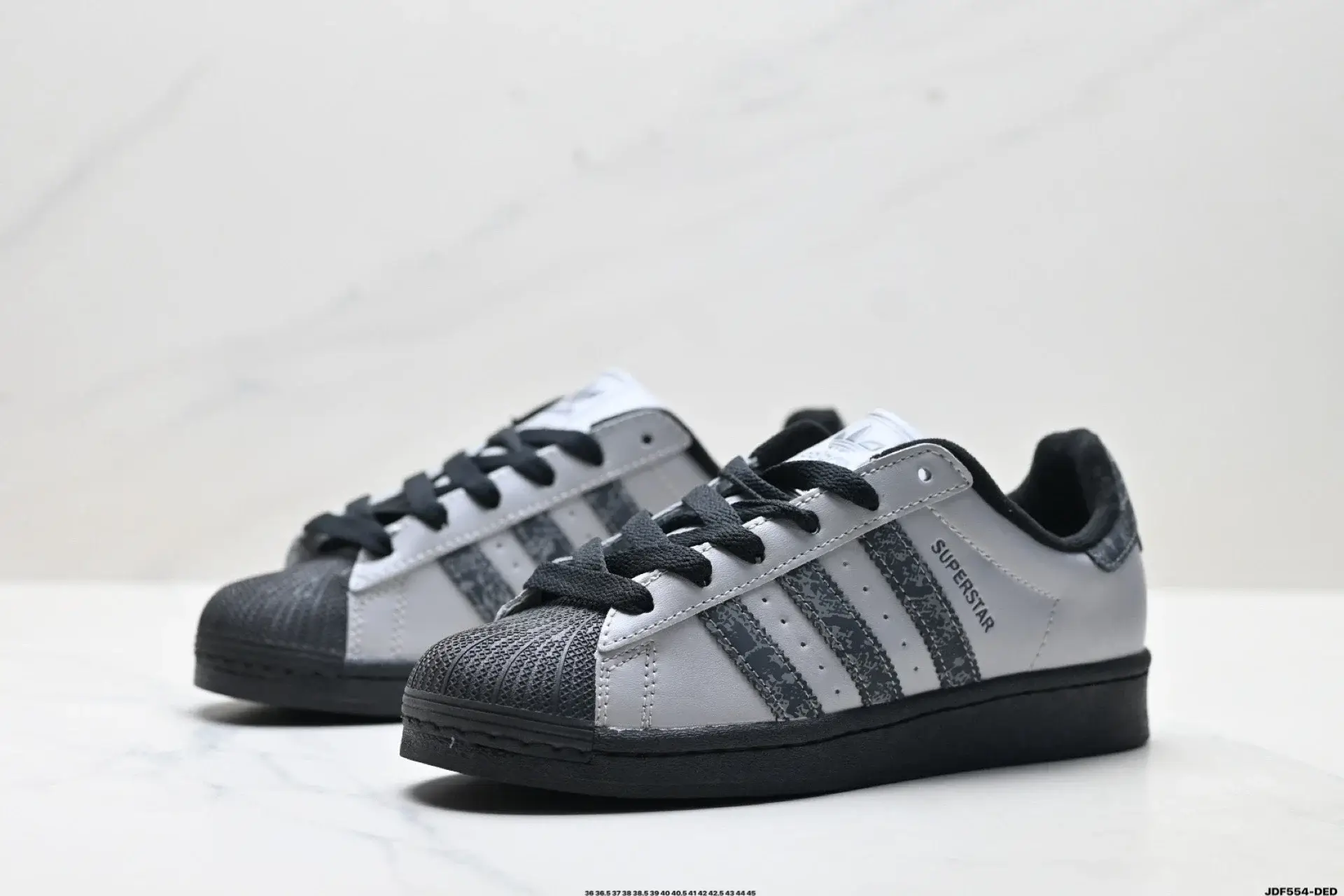 adidas Superstar Sneakers (White/Black/Gray)