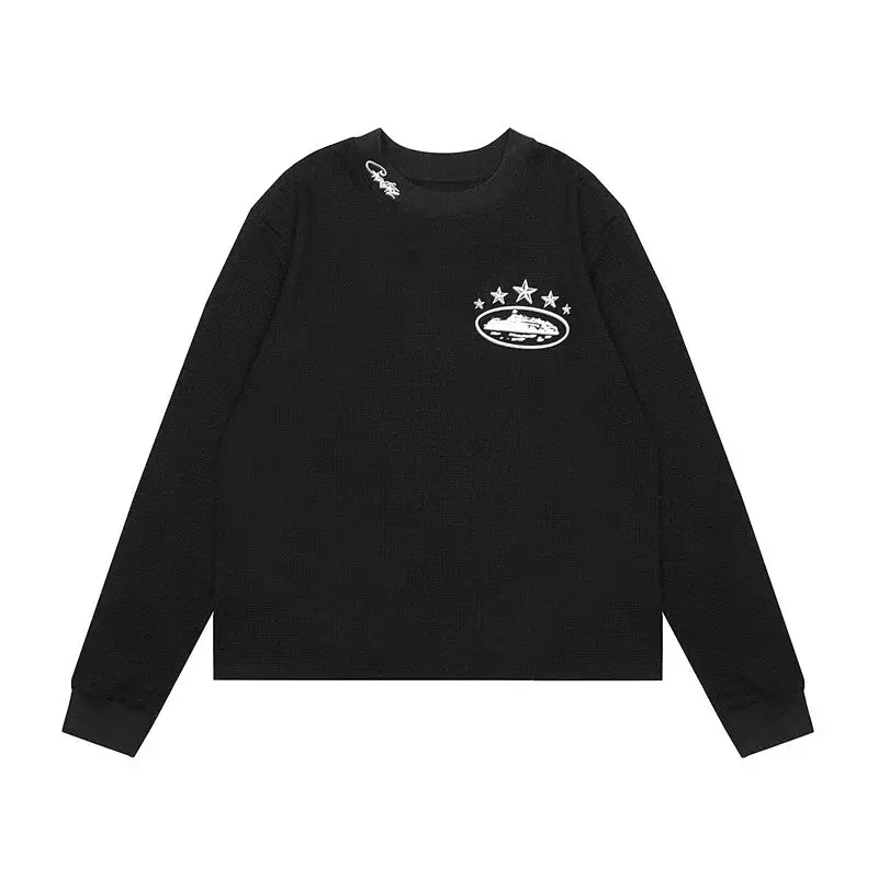 Corteiz Black Spaceship & Stars Sweatshirt