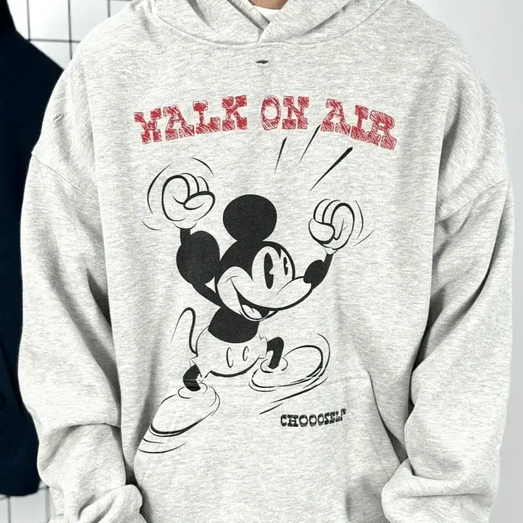 CHOOOSELF Gray Mickey "Walk On Air" Hoodie