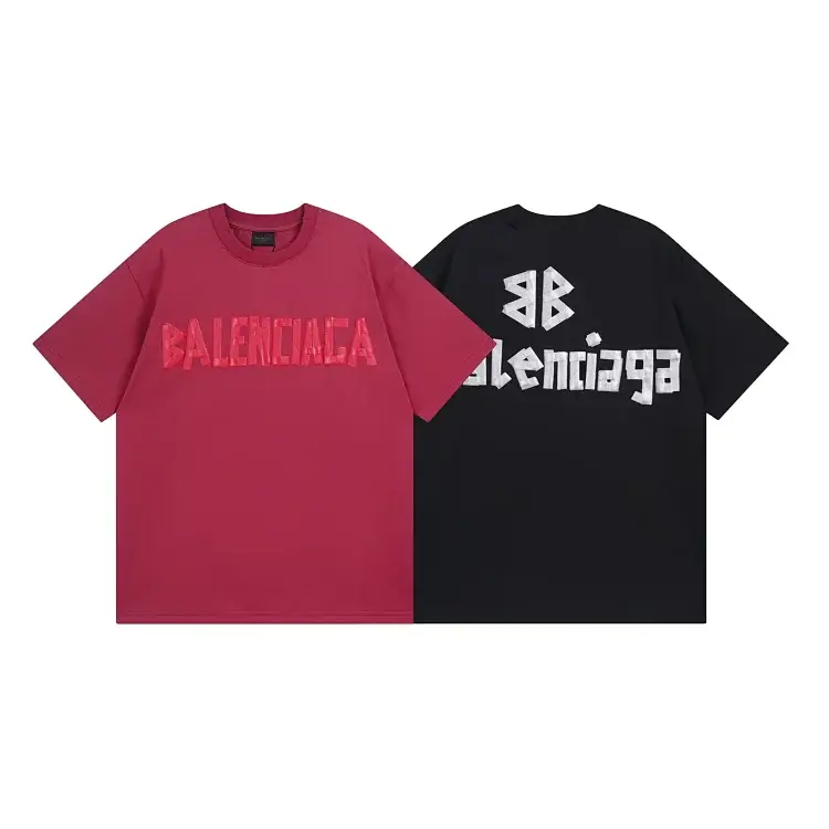 Balenciaga Embroidered Logo T-Shirts