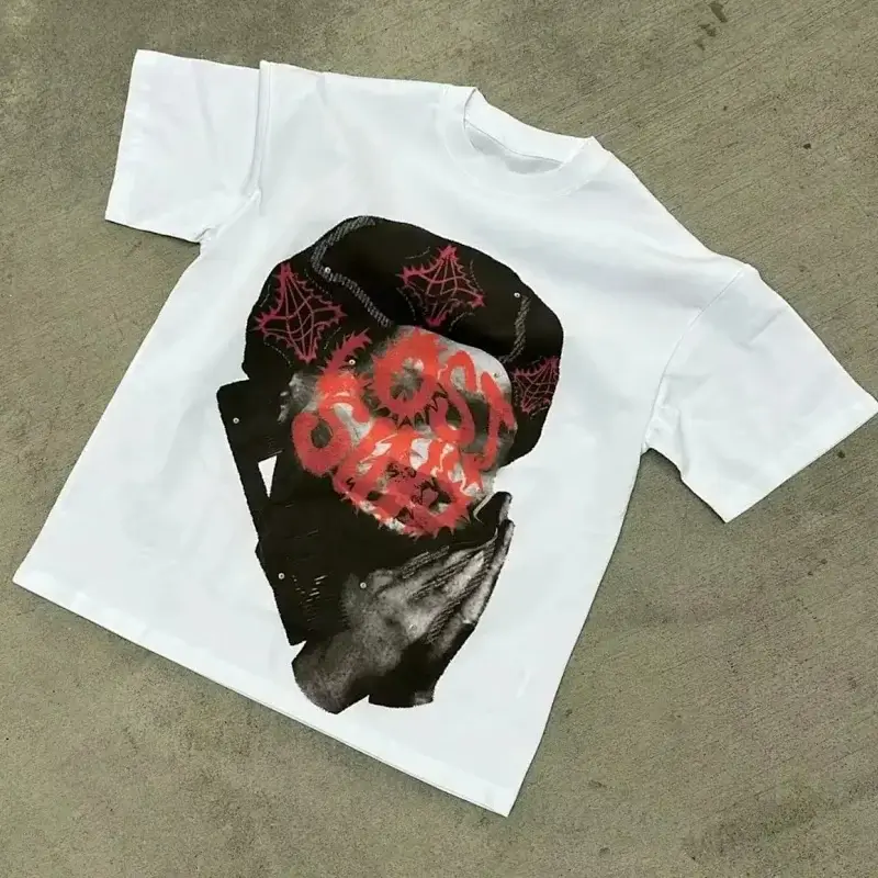 Spider Web Graphic T-Shirt