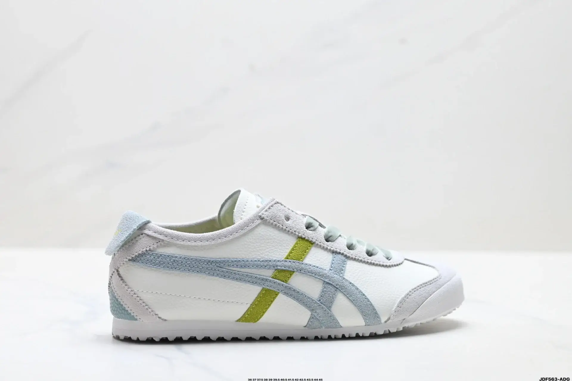 Onitsuka Tiger Mexico 66 White Light Blue Green Stripe