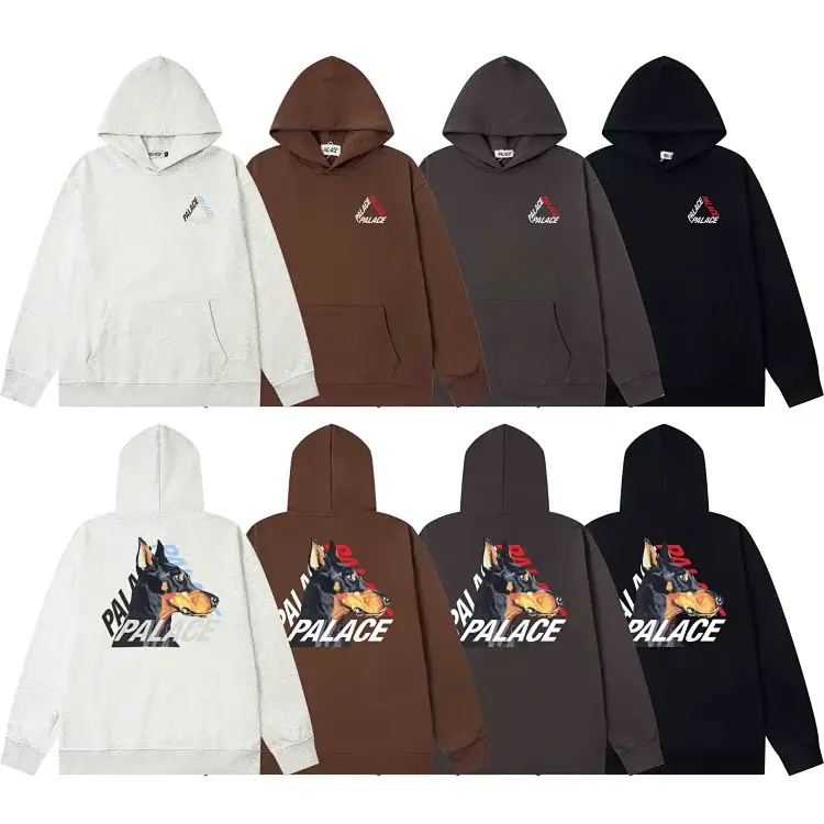 PALACE Hoodies: Triangle Logo & Doberman Graphic