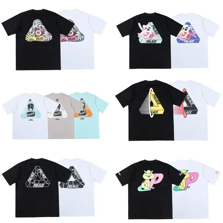 Palace T-Shirts: Triangular Logo & Graphics