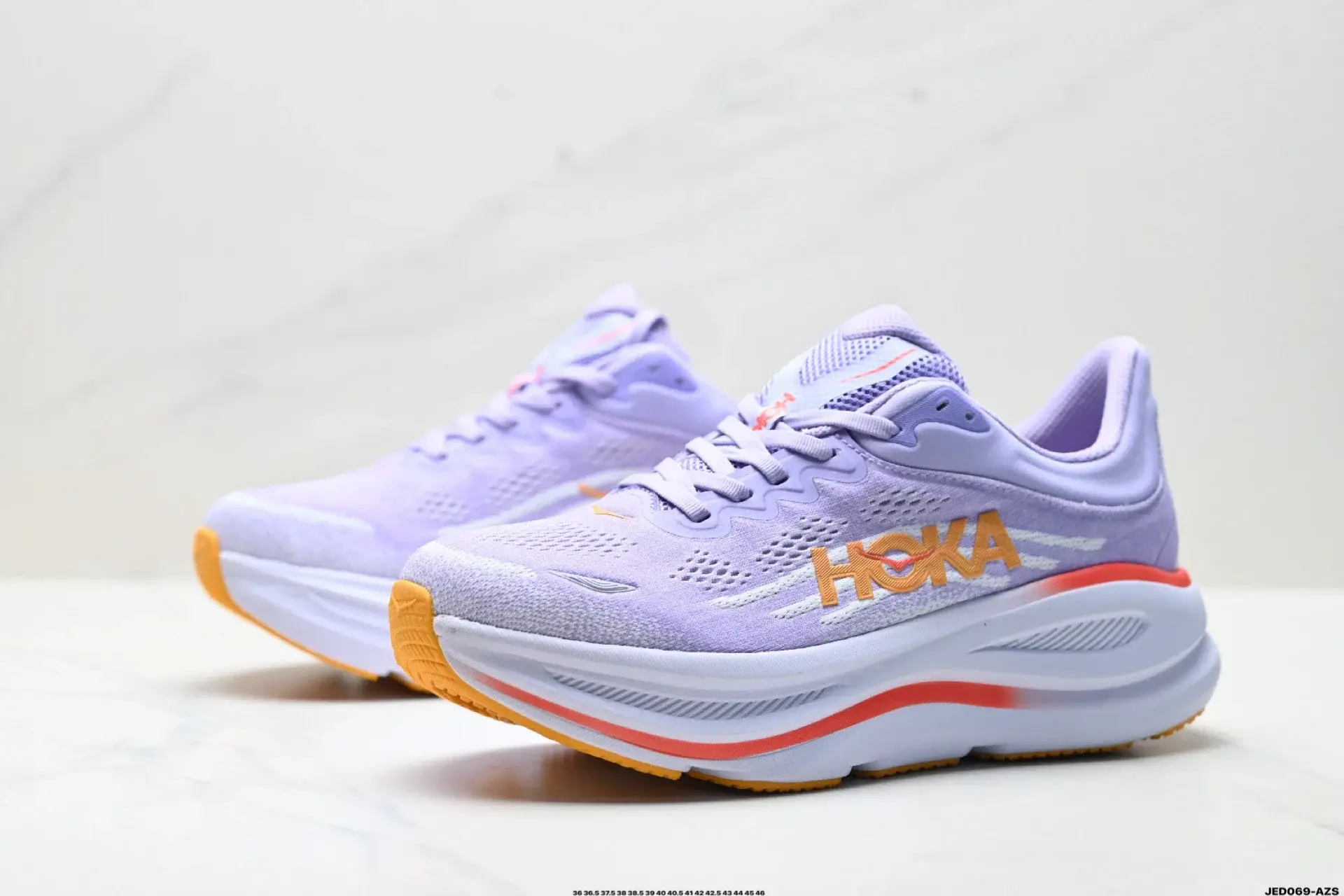 HOKA Light Purple Running Shoes