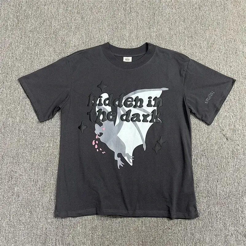 Broken Planet "Hidden in the Dark" Bat & Pink Drops T-Shirt
