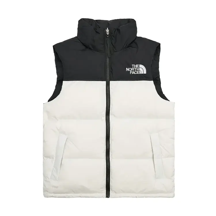 The North Face Black & White Down Vest