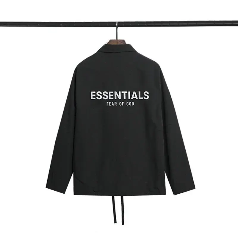 ESSENTIALS Black Coach Jacket
