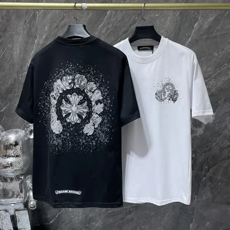 Chrome Hearts Spray-Print T-Shirts