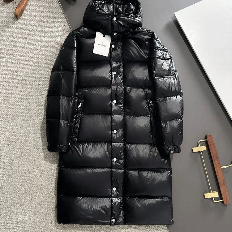 Moncler Black Hooded Padded Jacket