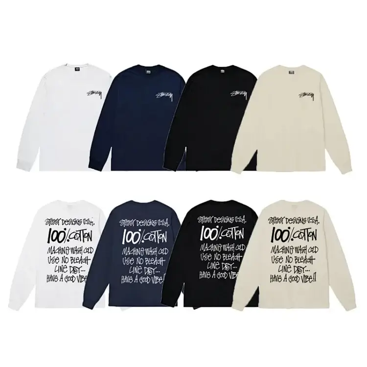 Street Designs Long Sleeve T-Shirts with Logo & Print