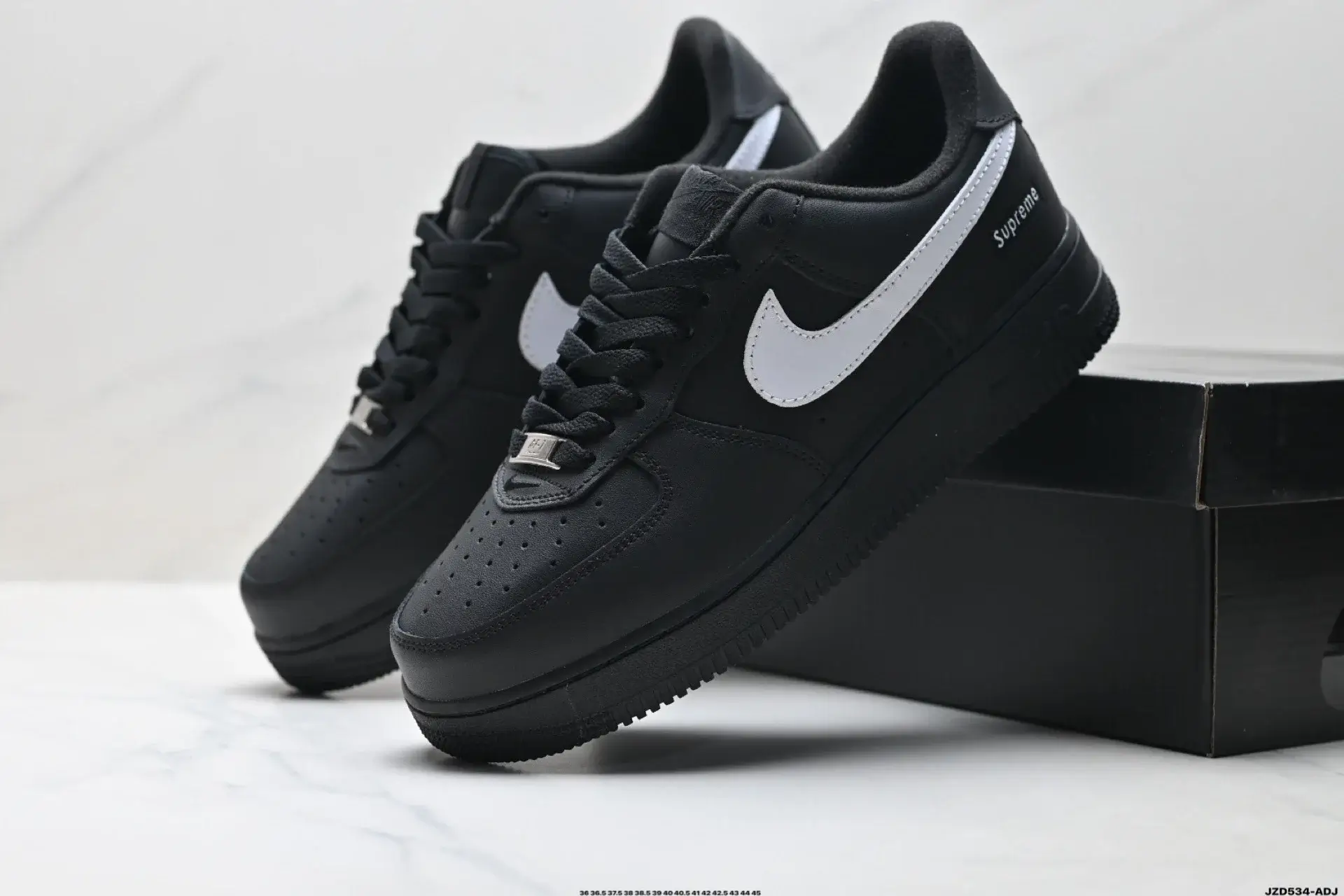 Nike x Supreme AF1 Low Black White