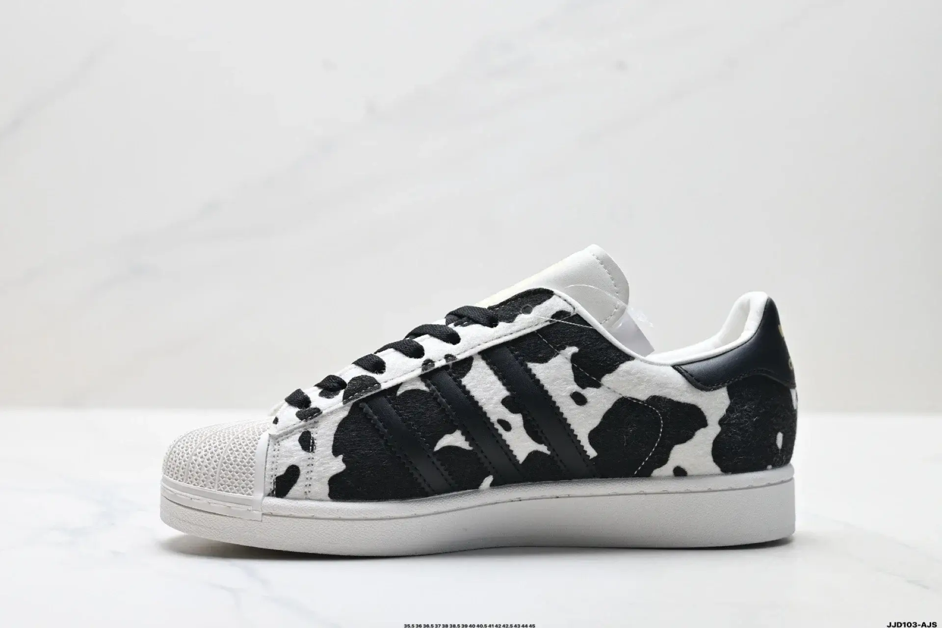 Adidas Superstar Cow Print Casual Shoes